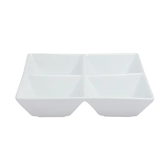 Porcelain 4 Section Serving Bowl